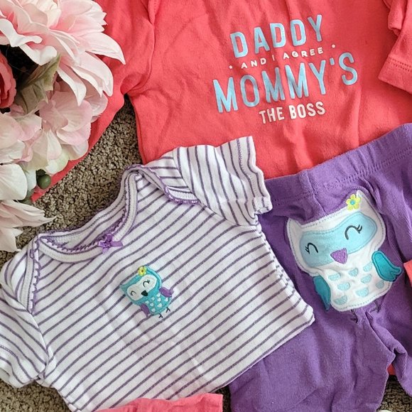 Carters girls 10-piece bundle 3-month - Picture 5 of 10